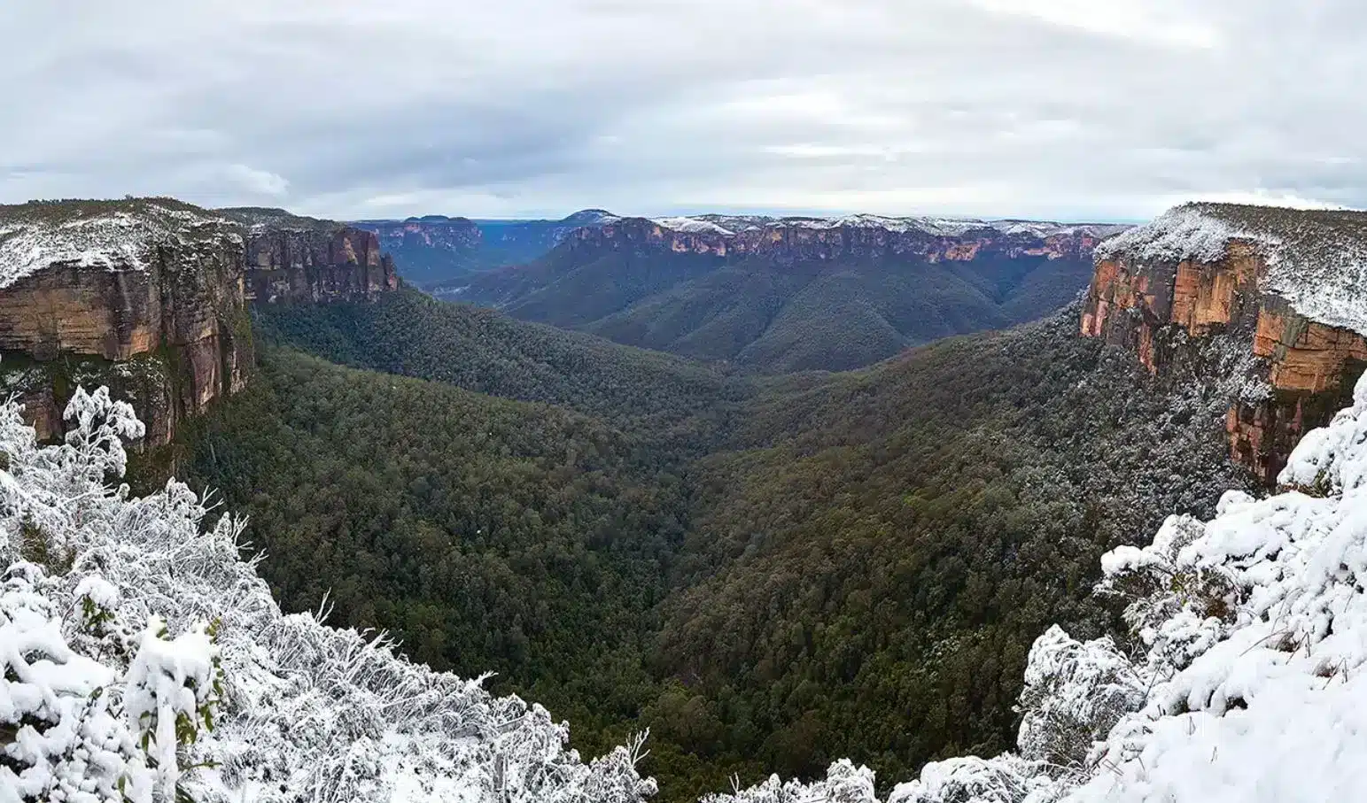 Scenic Lookouts That Shine In Winter Light